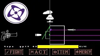 Бой Андертейл - Атаки врага | UnderTale Clickteam fusion 2.5