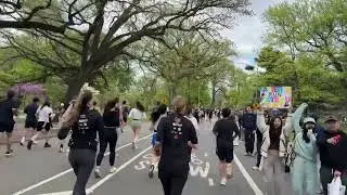 Running in Prospect Park, Brooklyn, New York (4-27-25)