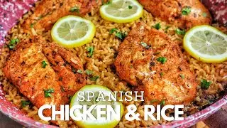 QUICK & EASY One Pot Spanish Chicken And Rice | Chicken Recipe