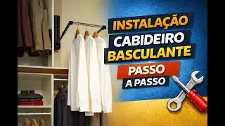 Como Instalar Cabideiro Basculante FGV | Marcenaria Profissional Passo a Passo