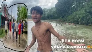 Swimming 🏊‍♀️ hunting ma hideko lah 😻🫶#stmagar 