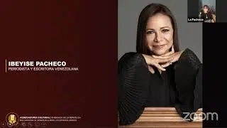 Conversatorio con la periodista venezolana Ibéyise Pacheco sobre su libro “Los Hermanos Siniestros”