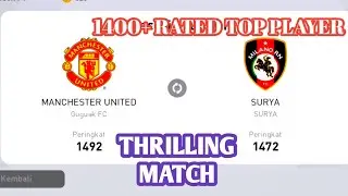 THRILLING MATCH 1400+ RATED PLAYER 🔥 | PES 2021 MOBILE