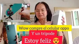 Wow compre un celular oppo y un tripode, gracias hijo 😍 por esta bendicion ❤️