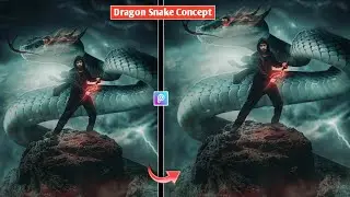 PicsArt New Dragon Snake Photo Editing | DM Design Viral Snake Photo Editing | DM Design new Editing