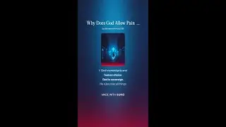 Why Does God Allow Evil, Pain and Suffering? #God #Jesus #IfGodWhyEvil #charliekirk, #Charlie #bible