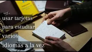 TARJETAS: un truco para ESTUDIAR VARIOS IDIOMAS A LA VEZ (crea tu propio diccionario personalizado!)