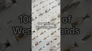 A century of vintage wedding bands to choose from! #mjvjewelry #vintagejewelry