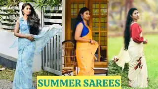 Summer Saree Collection for College & Office Girls || must have sarees for summers