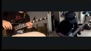 Live Guitar Jam - Poland and Canada United to Rock!🤘 Pt2 #guitar #international #improvisation #jam 