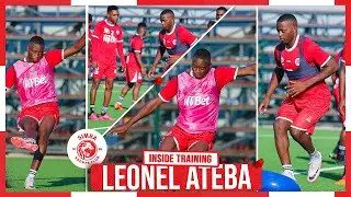 MSHAMBULIAJI WA UBAYA UBWELA | LEONEL ATEBA SIKU YA KWANZA MAZOEZINI KMC COMPLEX