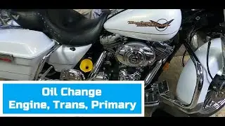 Harley-Davidson Oil Change - Engine, Transmission, Primary - 2000-2017 Touring Models.