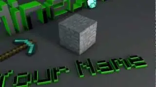 Cinema 4D Minecraft Intro Template + Giveaway