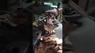 Drilling process of cable copper sleeve Good tools and machin make work easy #wood #copper #woodart