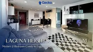 Modern 2-Bedroom Condo in Laguna Heights, Steps from Wongamat Beach | Price Only ฿8,500,000 THB!🏢🌊🎉