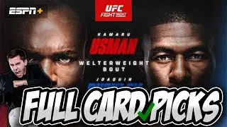FINCH'S UFC USMAN VS BUCKLEY FULL CARD PREDICTIONS
