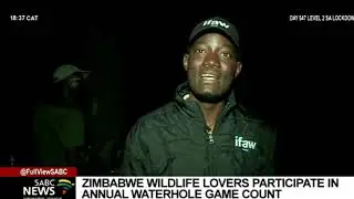 Zimbabwe wildlife lovers undertake the annual Hwange National Park 24-hour waterhole game count