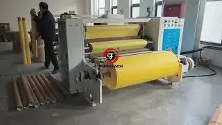 How to produce masking tape by rewinding machine and slicing machine?
