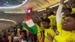 Last Ball Crowd Reaction CSK vs GT IPL 2023 Final #jadeja #csk #IPL #final #reaction #crowd