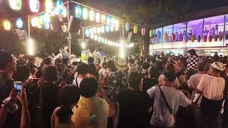 【大和町八幡神社大盆踊り会 2024】生歌「花笠音頭」 盆踊り【DAIBON】中野区