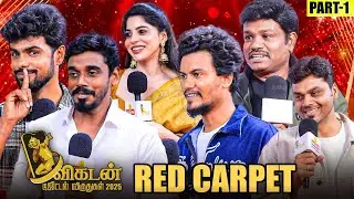 Vikatan Digital Awards 2025 Redcarpet Part 1 | Dhivyabharathi, Madurai Muthu, Micset Sriram, Mallesh