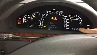 Set Time or Change Date Mercedes-Benz S Class W220