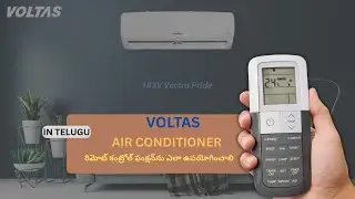 Voltas Inverter AC Settings Explained in Telugu | Easy Method