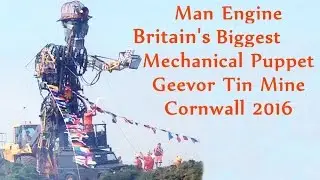 Cornwall The Man Engine Ceremony Penzance Geevor Tin Mine HD 2016