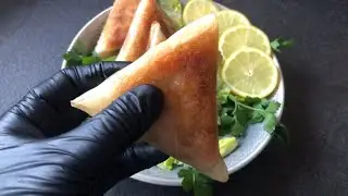 Délicieuse recette de Samoussas aux crevettes 🦐 | ASMR |