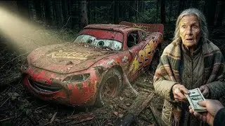 Scrap Yard Mein Padi Lightning McQueen 😱 | Shocking Condition