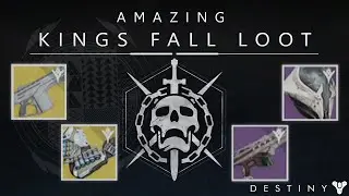 Destiny: Amazing Kings Fall Raid Loot!! EXOTICS FOR DAYS !