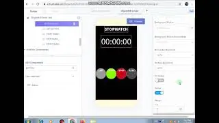 PART 2 STOPWATCH TIMER APP IN THUNKABLE