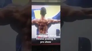 Rahul fitness posing in Delhi Pro show  #posing  #trend #sheruclassic2023 #short #trending#fitness