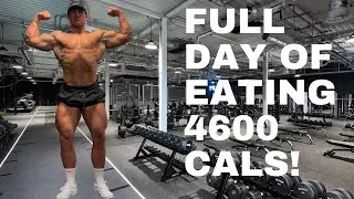 THE DIET THAT WILL GET YOU GAINS | FULL DAY OF EATING | 4600+CALORIES |