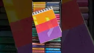 Trust the process #shorts #trendingshorts #viral #oilpastel #northernlights #oilpastelscenery