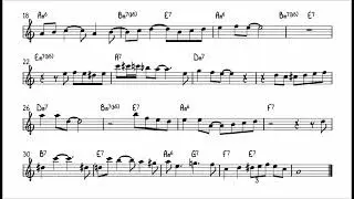 Black Orpheus - Gerry Mulligan Transcription