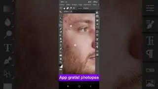 Eliminar granitos gratis con el celular #photoshop #photopea #gimp