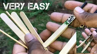 CRICKET BATS FROM ICECREAM STICKS