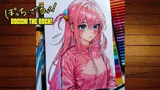 SPEED COLORING Bocchi | Hitori Goto 🎸Anime Bocchi the Rock!