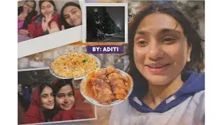 What We Ate All Day + Windy Evening 🥶🌪️, Life Lesson by Aditi | fun , friends , college life | #bbd 