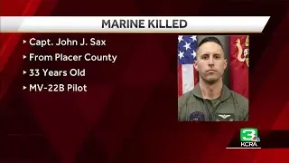 Placer County marine among 5 killed in aircraft crash in SoCal desert