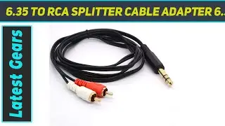 6.35 to RCA Splitter Cable Adapter 6.35mm AZ Review