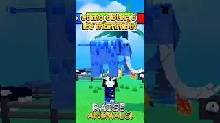 Obter mamute - Raise Animal🦣 #roblox #raiseanimals #robloxedit