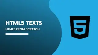 Text - HTML5 from scratch