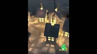 Miniature Christmas Village Set with LED Lights