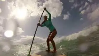 Gopro SUP surf action