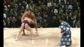 Mainoumi vs  Akebono Kyushu 1991