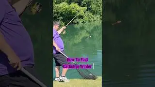 How To Find Catfish In WINTER: Best Tips And Tricks! 🎣 #shorts #fishing