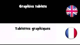 APPRENDRE L'ANGLAIS = Tablettes graphiques