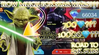 HOW MUCH 💎/DIAMONDS FOR ALL STAR WARS SKINS IN MLBB X STAR WARS GACHA DRAWS EVENT | MLBB